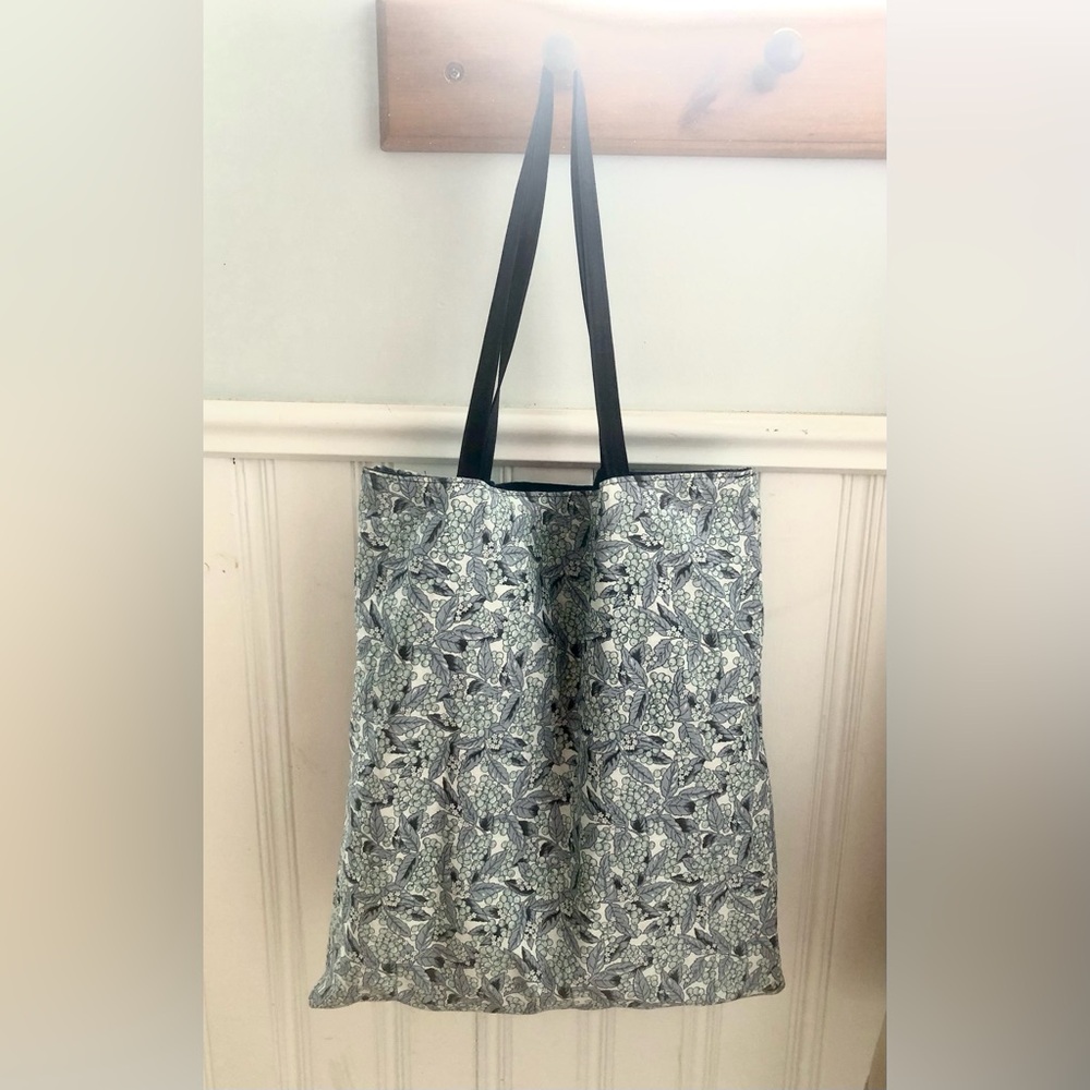 Hand made tote bag, bay laurel tree/ leaf/ berry